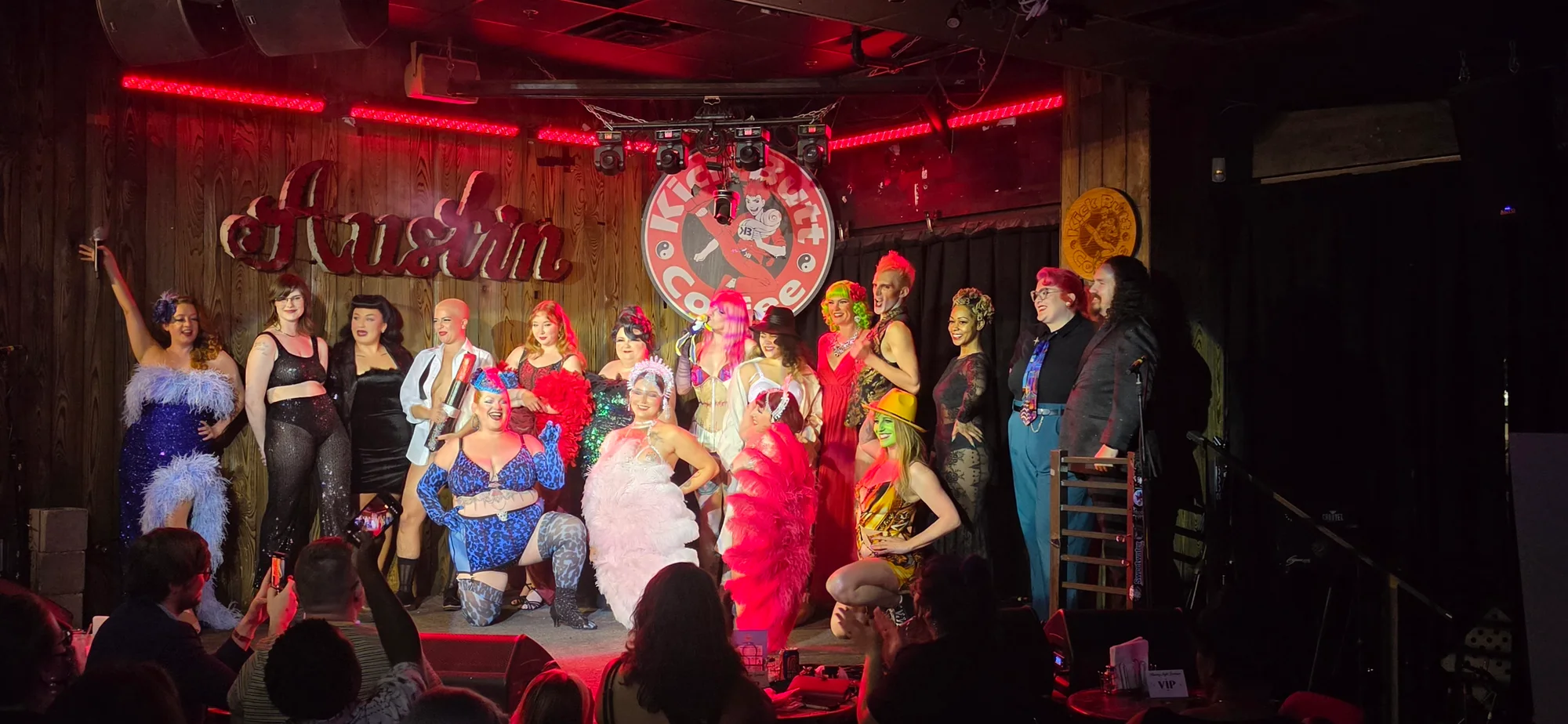 Burlesque performance photograph